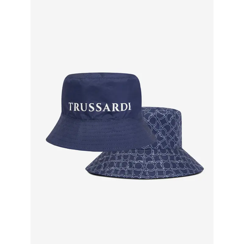 Trussardi Boys Quinsi Reversible Bucket Hat in Blue