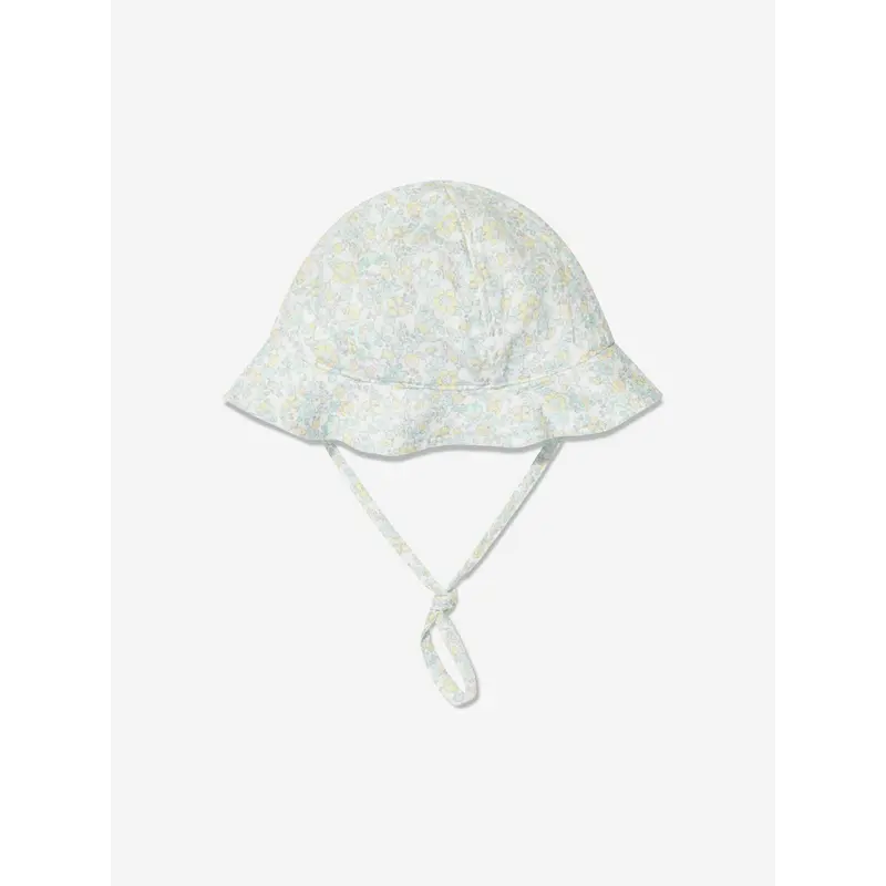 Paz Rodriguez Baby Girls Floral Hat in Green
