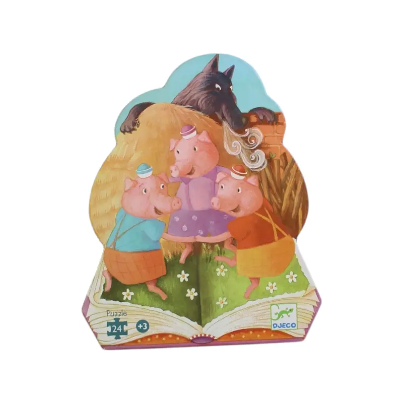 Djeco Three Little Pigs Puzzle O/S