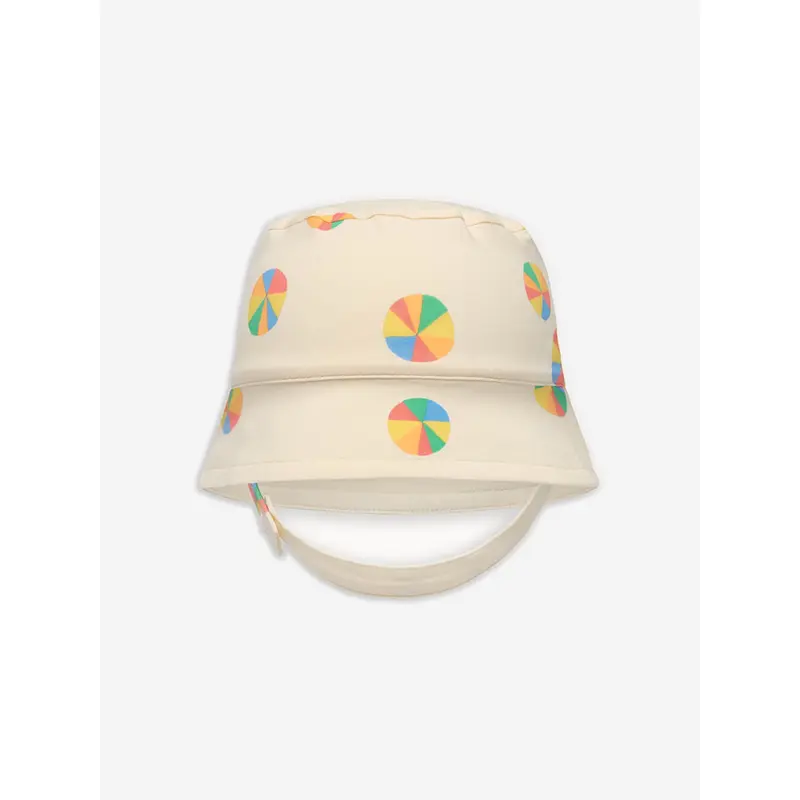 The Bonnie Mob Girls Chill Parasol Sun Hat in Ivory