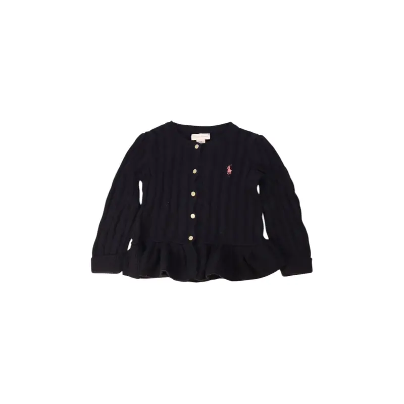 Ralph Lauren Buttoned Peplum Cardigan - Size 2T