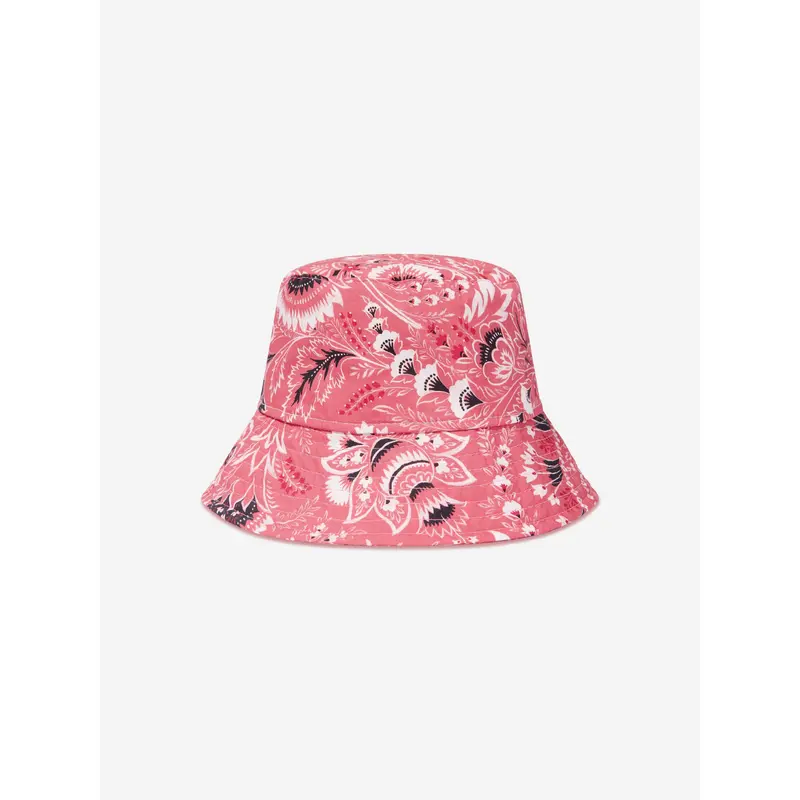 Etro Kids Floral Paisley Hat in Pink