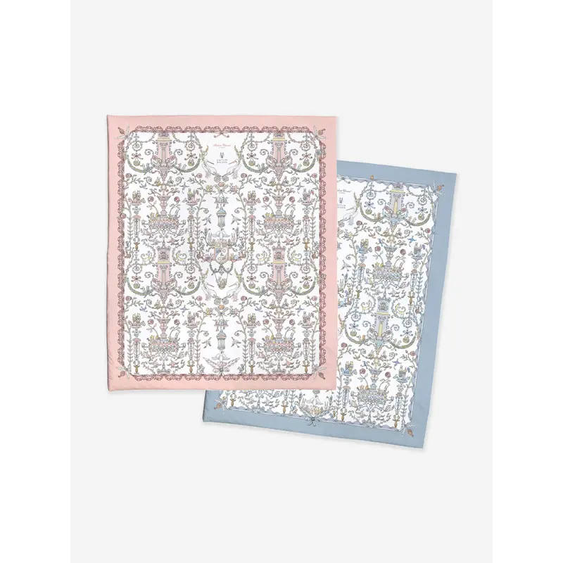 Atelier Choux Baby  Toile De Jouy Atelier Choux & Caitlin Wilson Reversible Quilt in Multicolour (130cm)