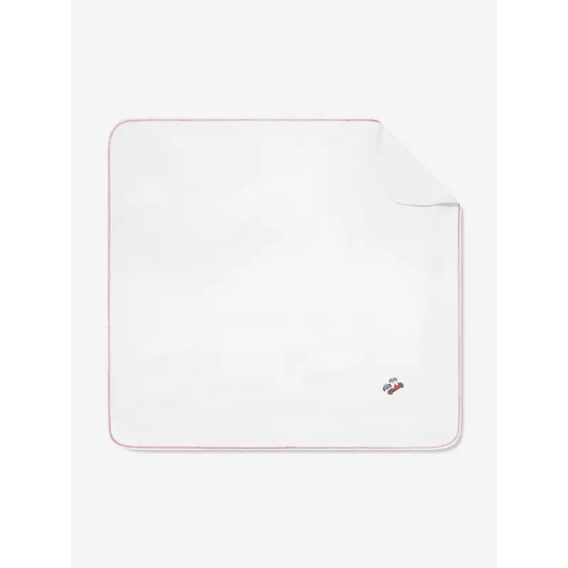 Magnolia Baby Baby Boys Grand Prix Receiving Blanket in White