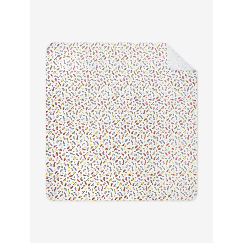 Magnolia Baby Baby Boys Grand Prix Swaddle Blanket in White