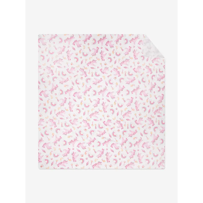 Magnolia Baby Baby Girls Believe In Magic Swaddle Blanket in White