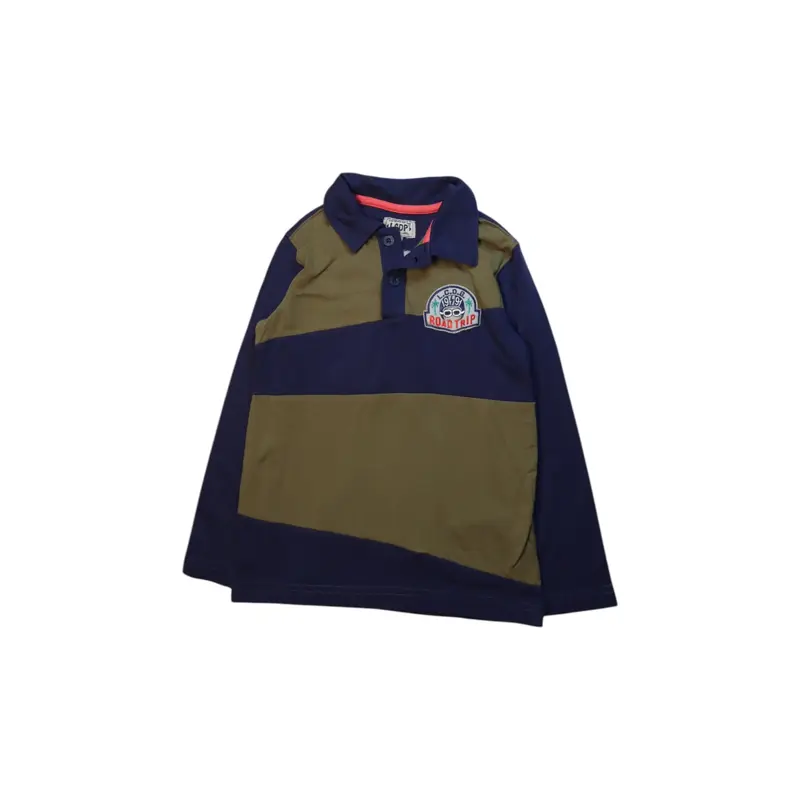 La Compagnie Des Petits Long Sleeve Polo 5T