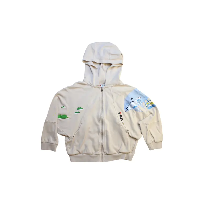 Fila Animal Print Zippered Hoodie 5T
