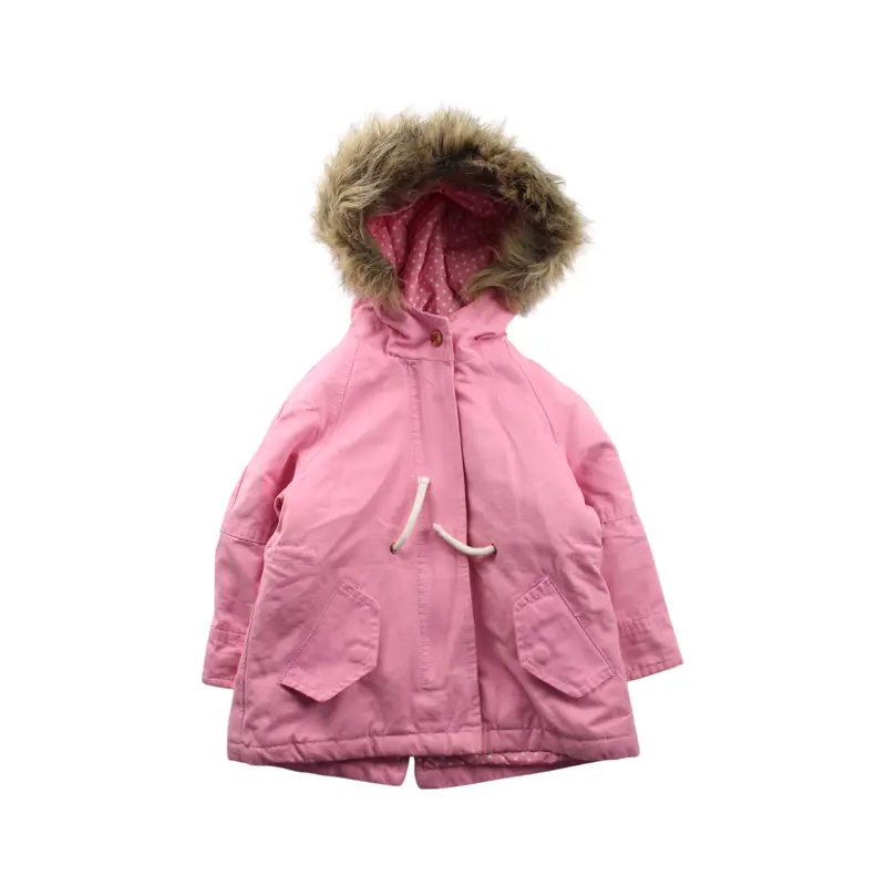 Seed Fleece Lined Hooded Coat 3T