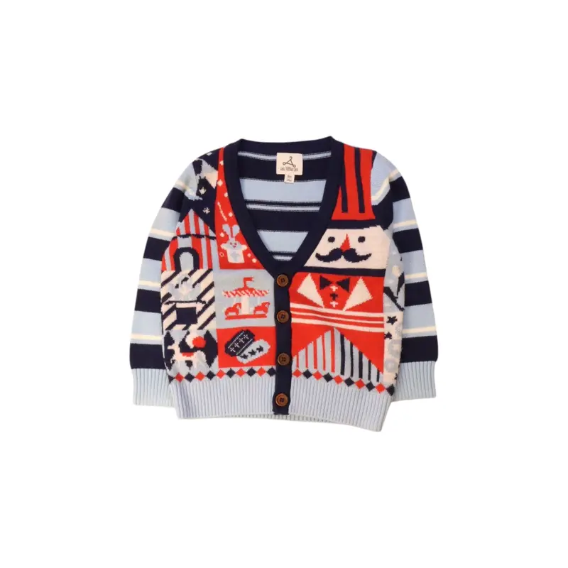 As Little As Patchwork Knit Cardigan 18-24M