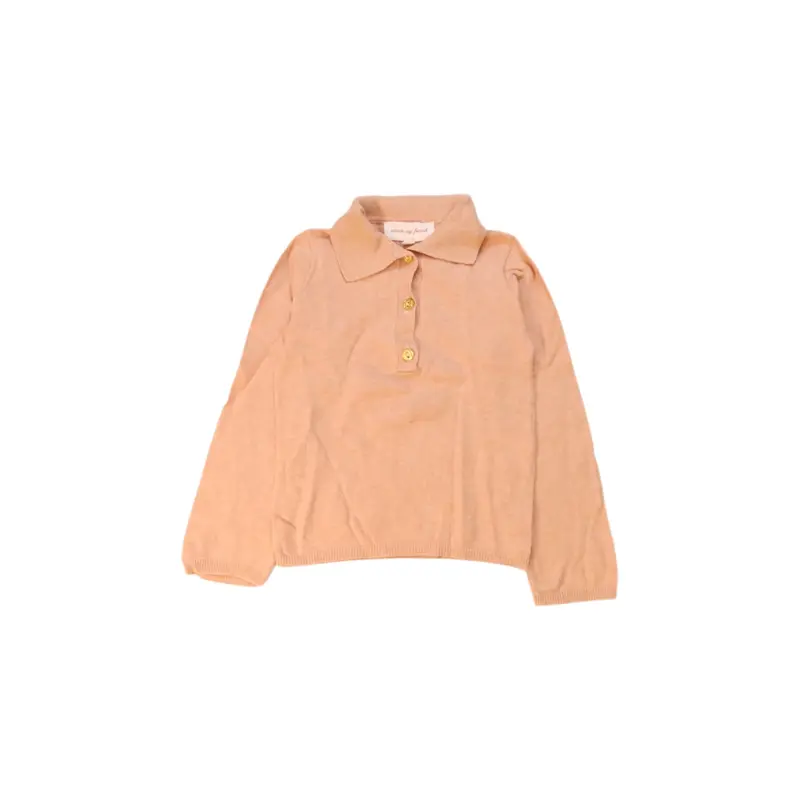 Excuse My French Long Sleeve Polo 2T