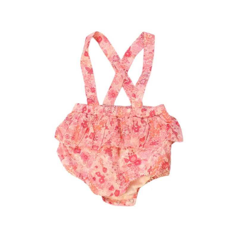 Jacadi Floral Ruffled Bloomers 3-6M