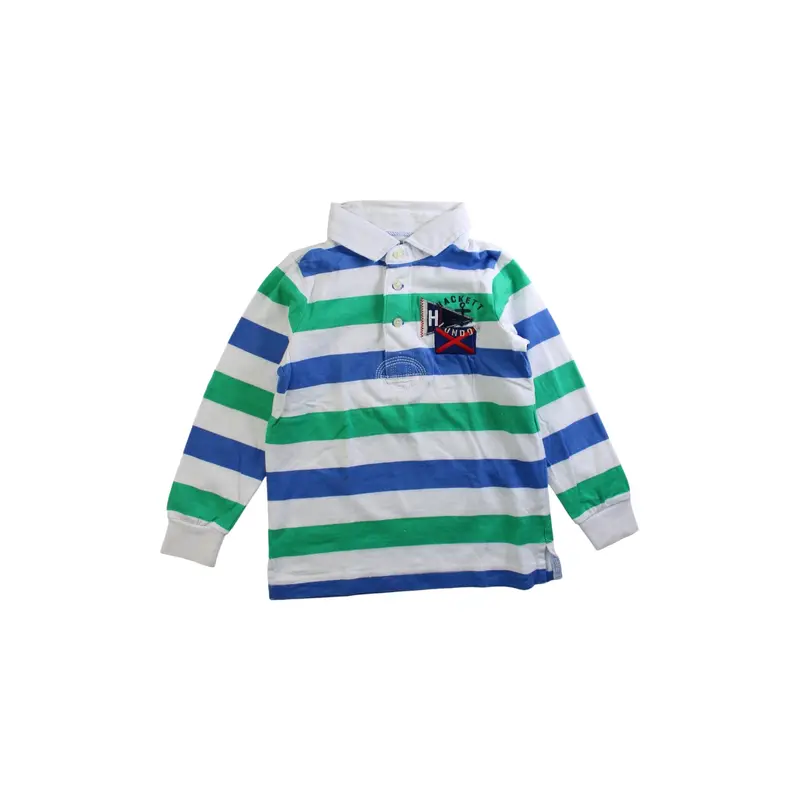 Hackett Long Sleeve Polo, Size 3-4T