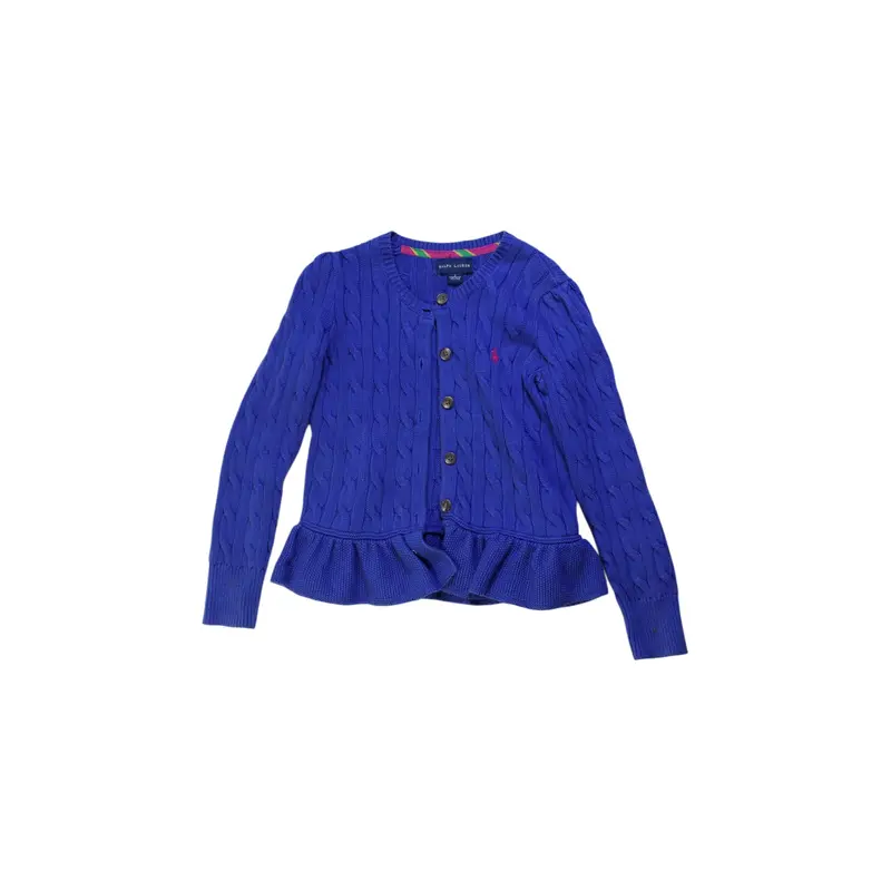 Ralph Lauren Ruffled Cardigan 5T