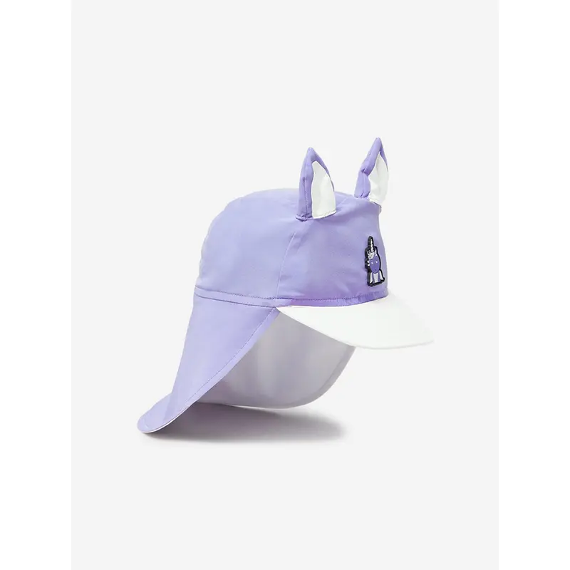 Roarsome Girls Sparkle The Unicorn Sun Cap in Purple