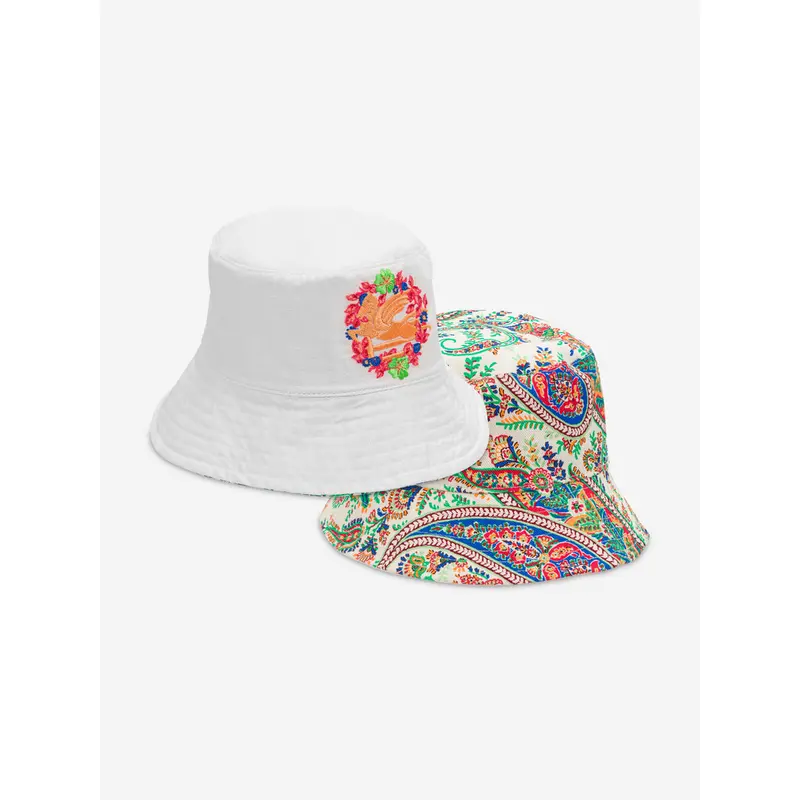 Etro Girls Reversible Bucket Hat in Multicolour