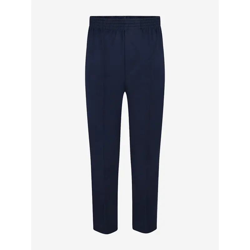 Zeco Boys School Full Elastic Pull Up Trousers in Navy
