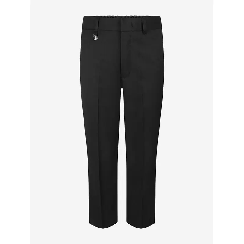 Zeco Boys School Waist Adjuster Trousers in Black