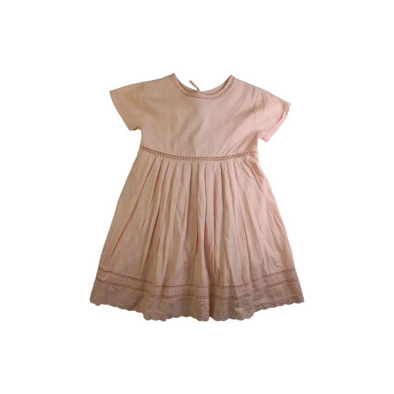 Bonnet  Pompon Short Sleeve Dress 8Y