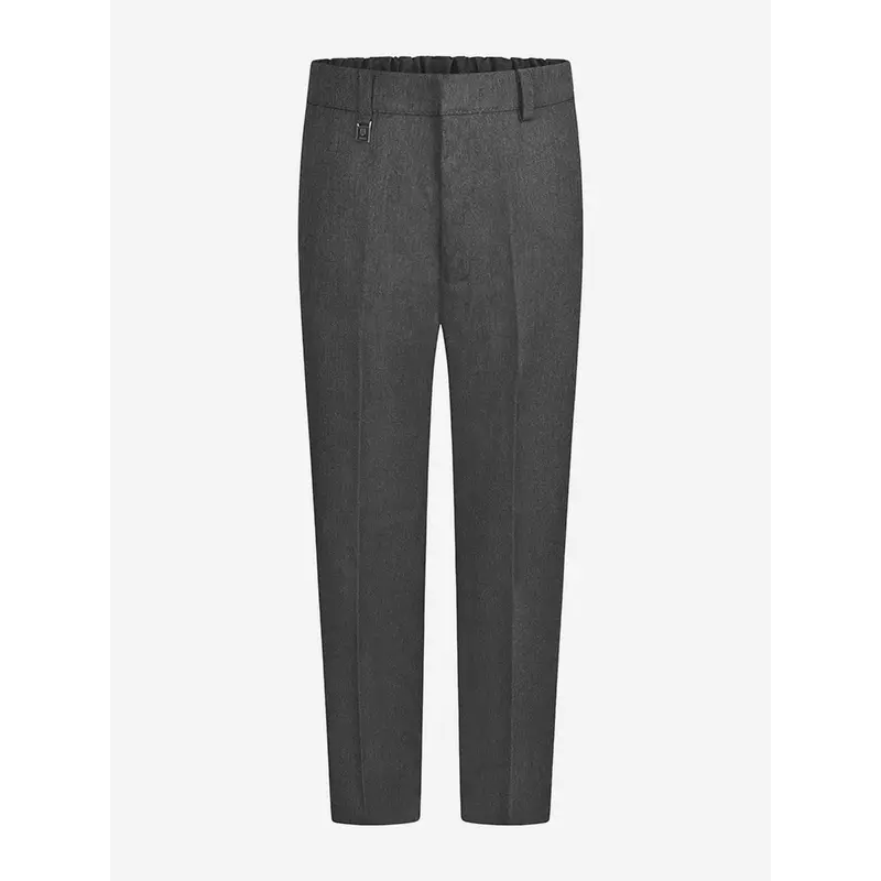 Zeco Boys School Waist Adjuster Trousers in Grey