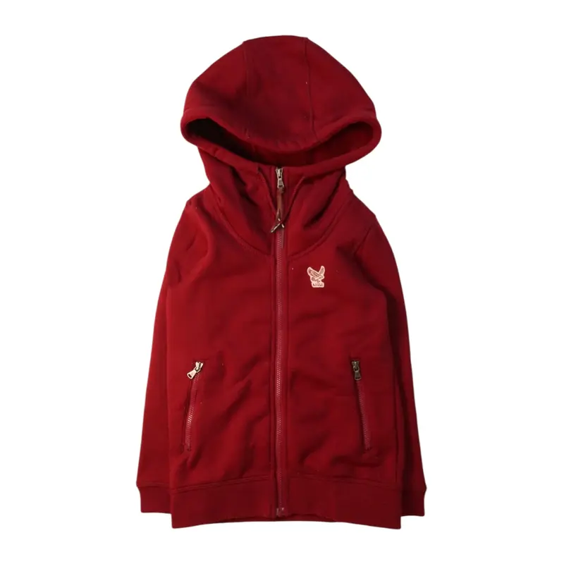 Aigle Hooded Zippered Sweatshirt - Size 6T