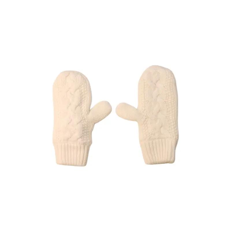 Jacadi Cable Knit Mittens O/S