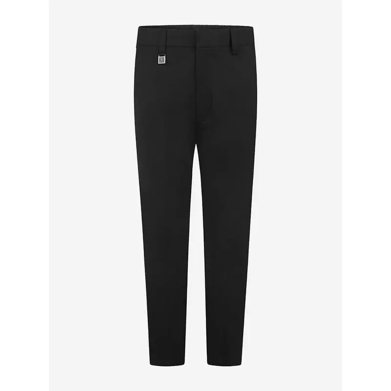 Zeco Boys School Slim Fit Trousers in Black