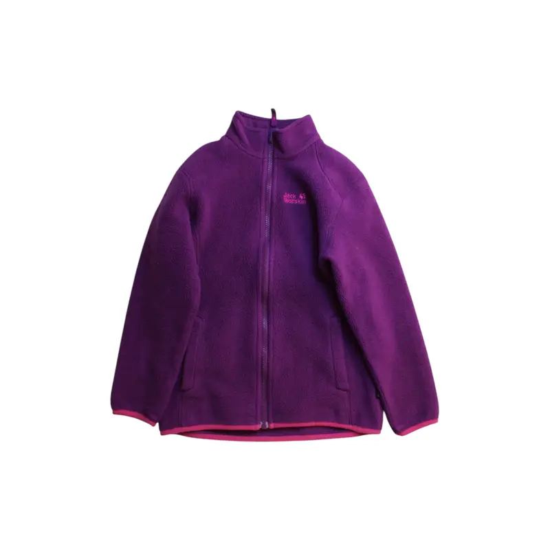 Jack Wolfskin Fleece Zippered Sweatshirt Size 10Y