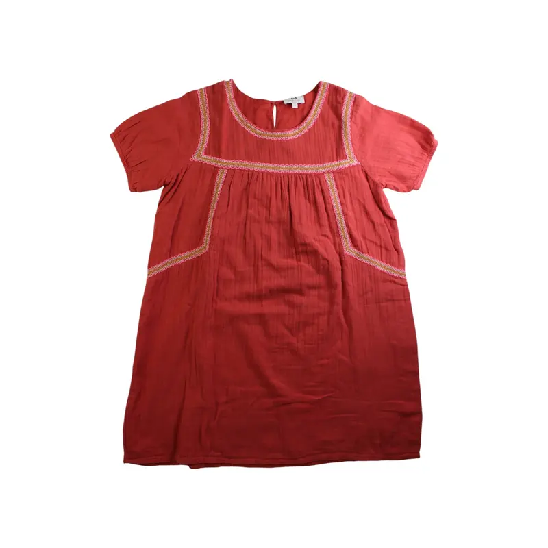Cyrillus Short Sleeve Dress - Size 12Y