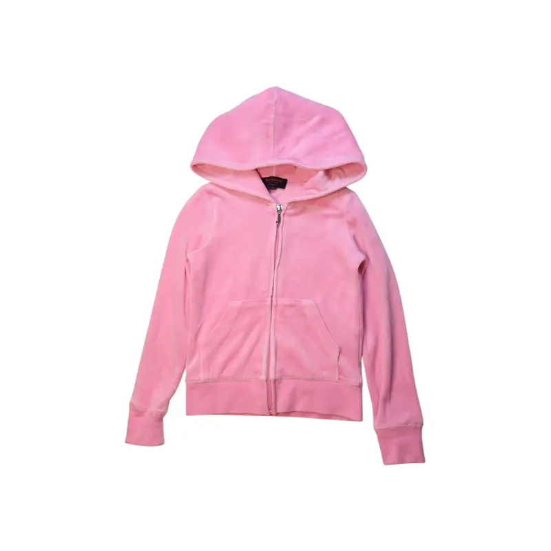 Juicy Couture Velour Hooded Zippered Sweatshirt 4-5T