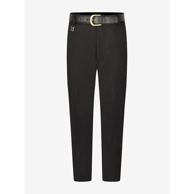 Zeco Boys School Senior Standard Fit Trousers - Regular Leg in Black