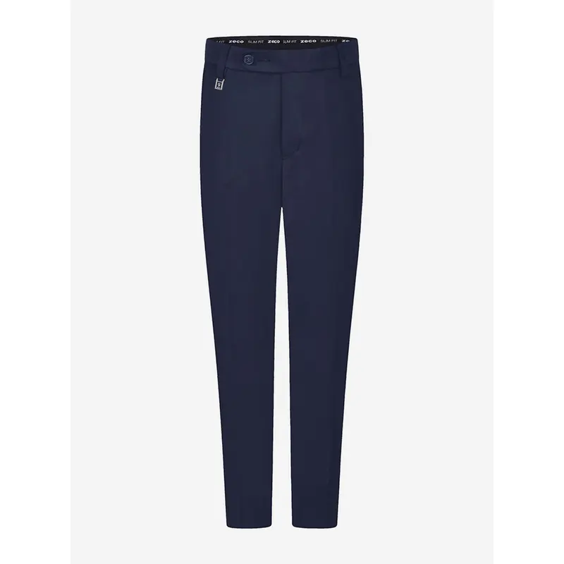 Zeco Boys School Slim Fit Long Leg Trousers in Navy