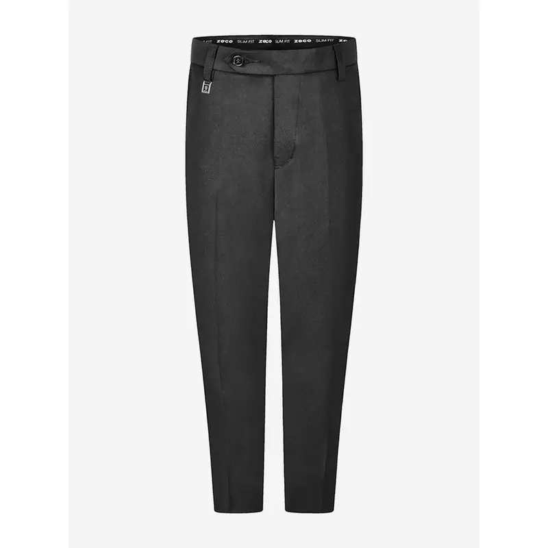Zeco Boys School Slim Fit Short Leg Trousers in Grey