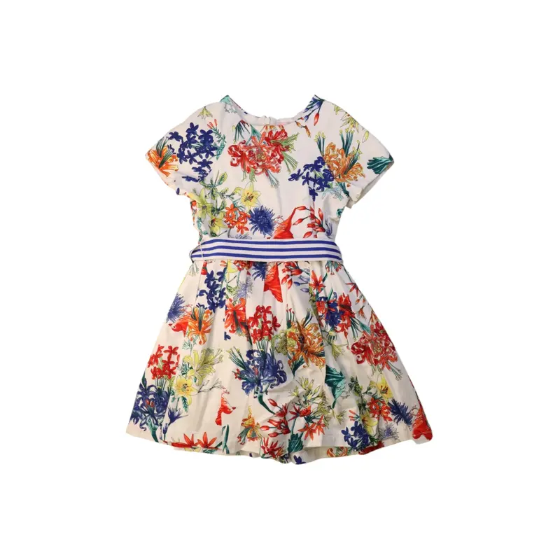 Gingersnaps Floral Short Sleeve Dress 8Y