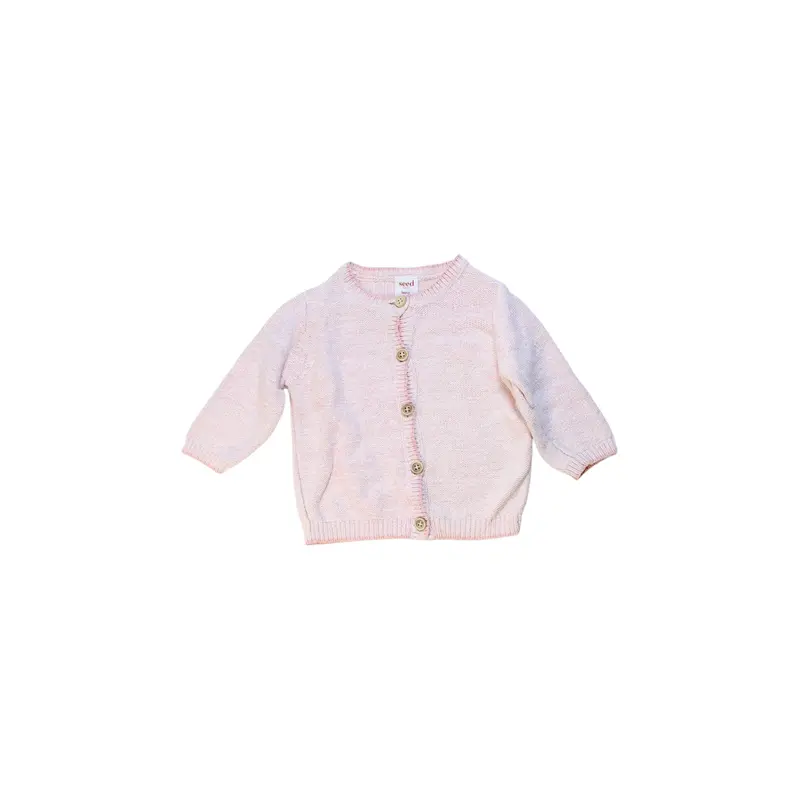 Seed Button-Up Cardigan 3-6M