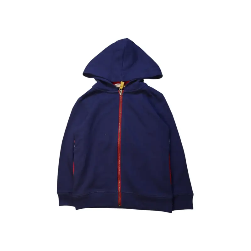 Boden Hooded Zippered Sweatshirt 4-5T