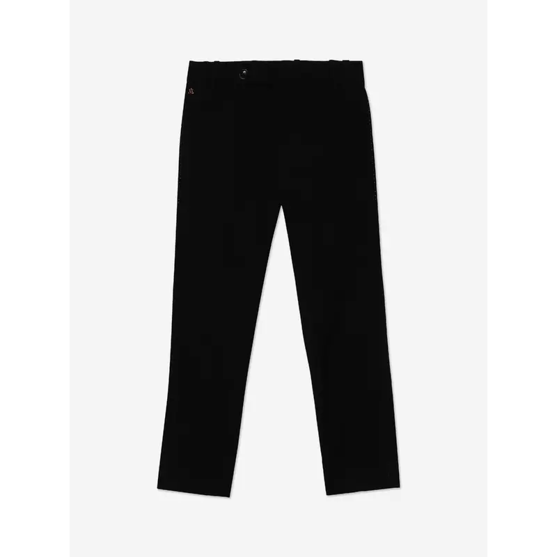 Maison Ava Boys Wool Blend Tristan Trousers in Black