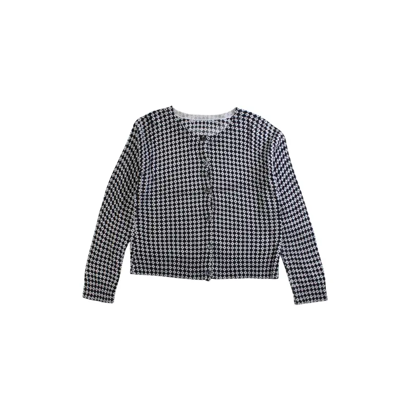 Bonpoint Checkered Cardigan 6T