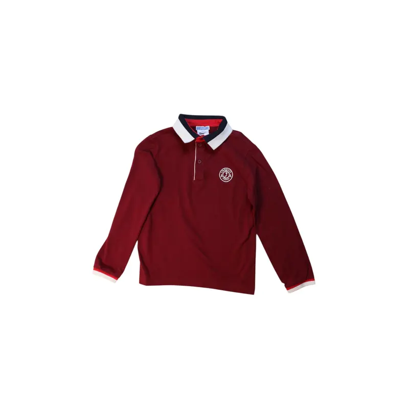 Jacadi Long Sleeve Polo Shirt, Size 8Y
