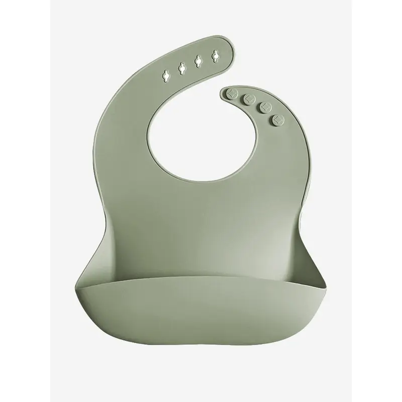 Bloom Bambini Baby Everyday Silicone Bib in Green
