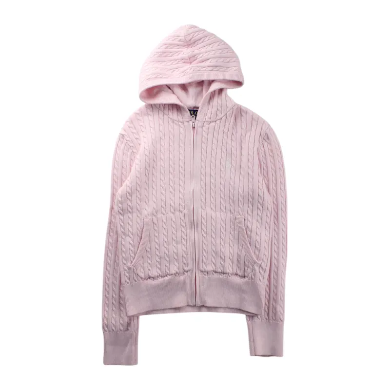 Polo Ralph Lauren Cable Knit Zippered Sweatshirt 7Y