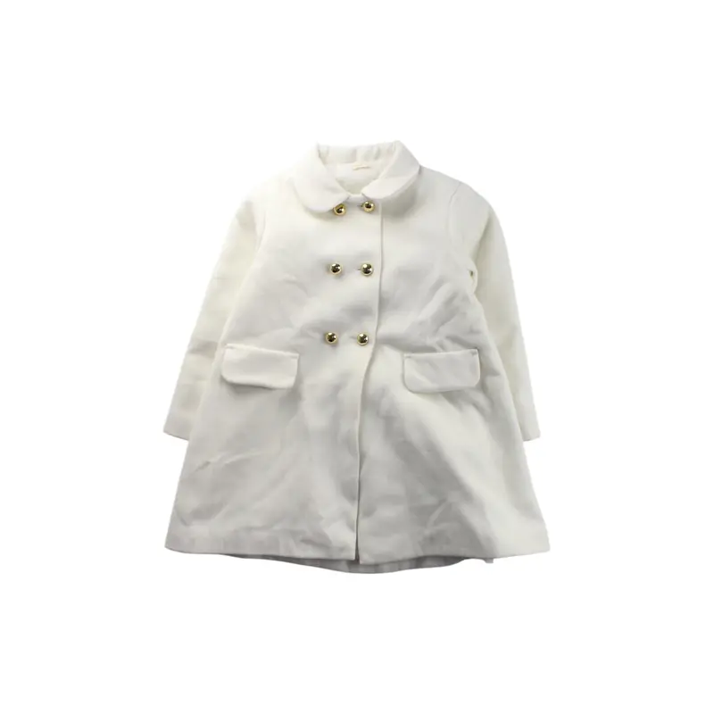 Baby Lai Double-Breasted Coat, Size 6T