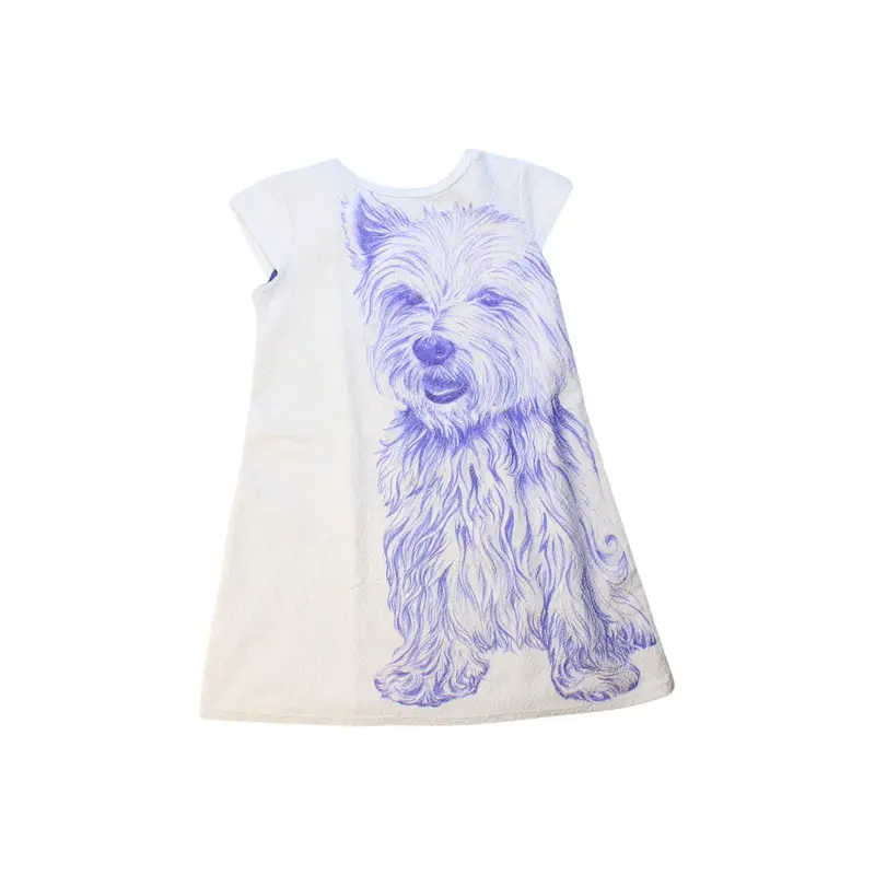 Desigual Dog Print Dress 5-6T