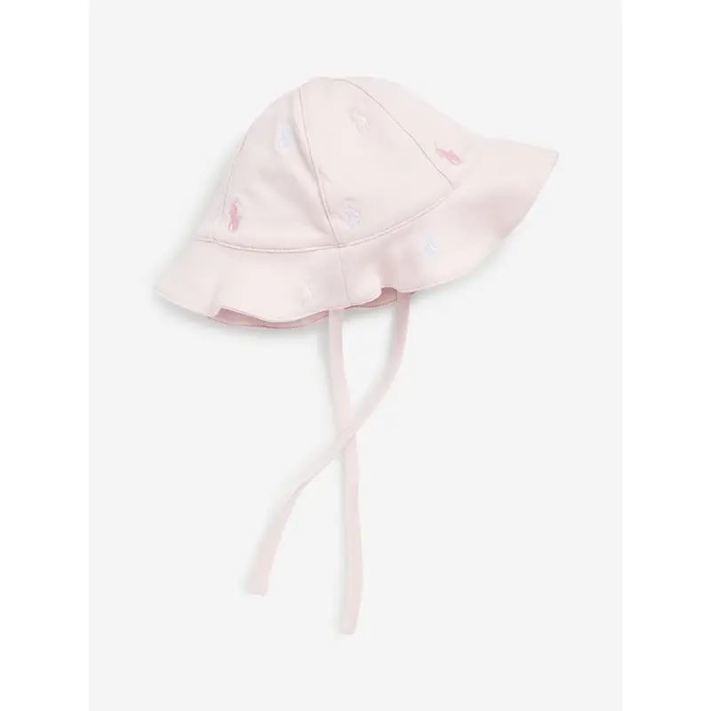 Baby Girls Logo Sun Hat in Pink