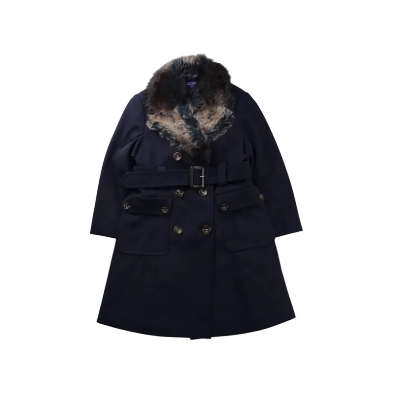 Nicholas & Bears Fur-collared Coat 3T