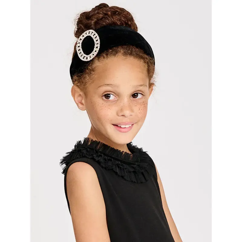 Angels Face Girls Gail Headband in Black