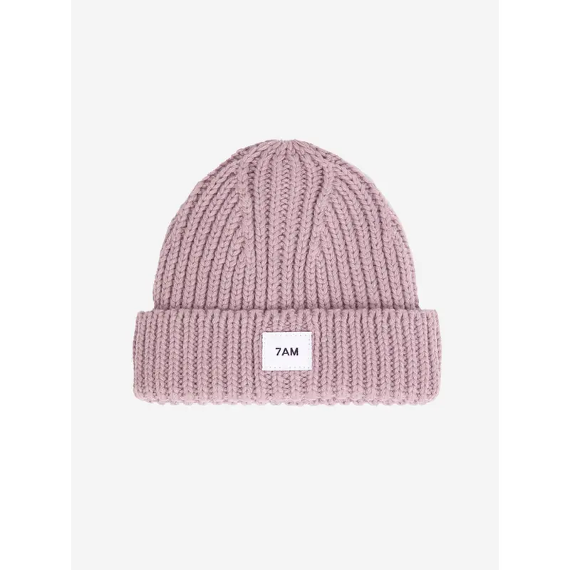 7AM Enfant Baby Girls Chunky Beanie Hat in Pink