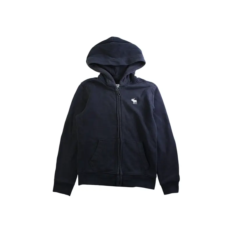 Abercrombie & Fitch Hooded Zip-Up Sweatshirt, Size 9-10Y