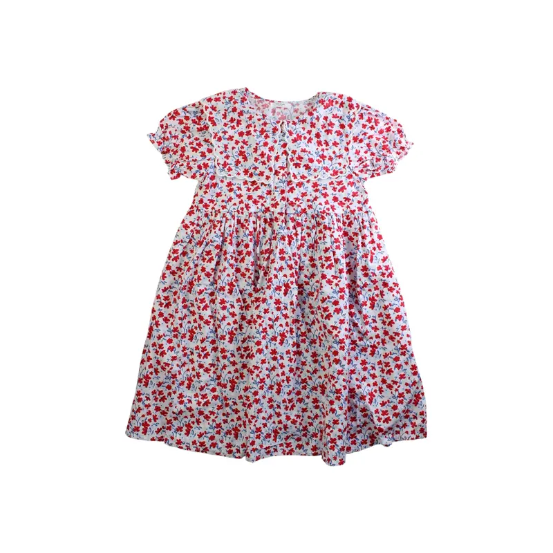 Balabala Floral Short Sleeve Dress 6T
