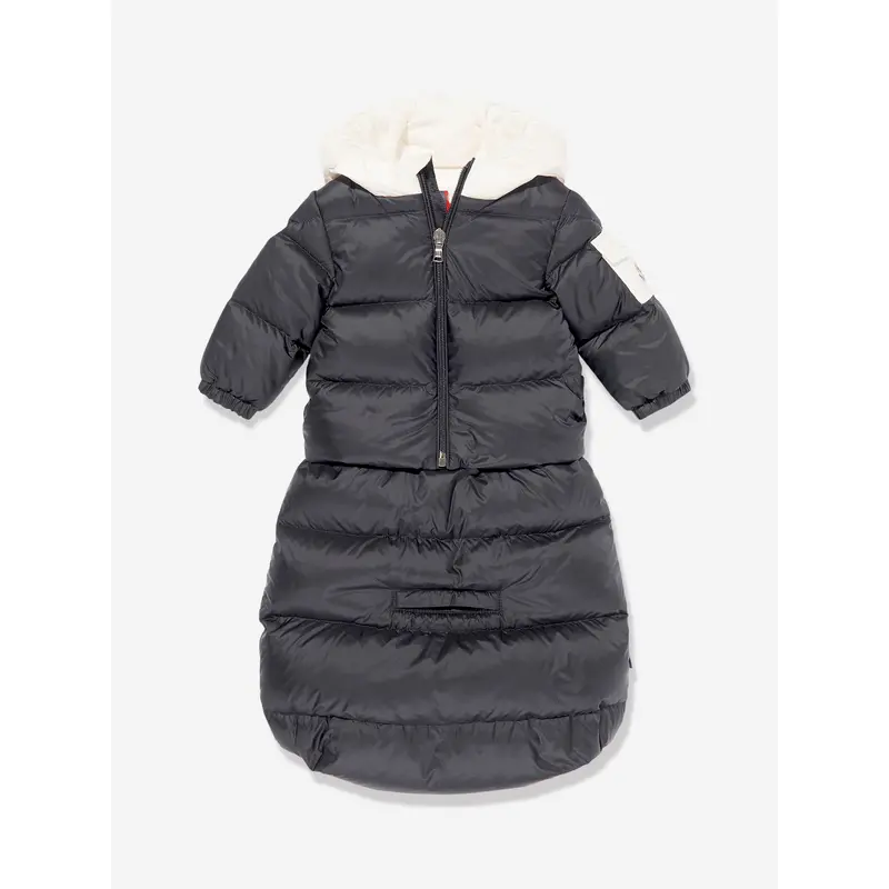 Moncler Enfant Baby Down Padded Ueno Nest in Navy